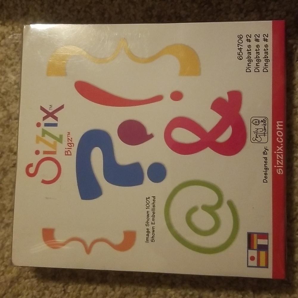 Sizzix Bigz Dingbats #2 die